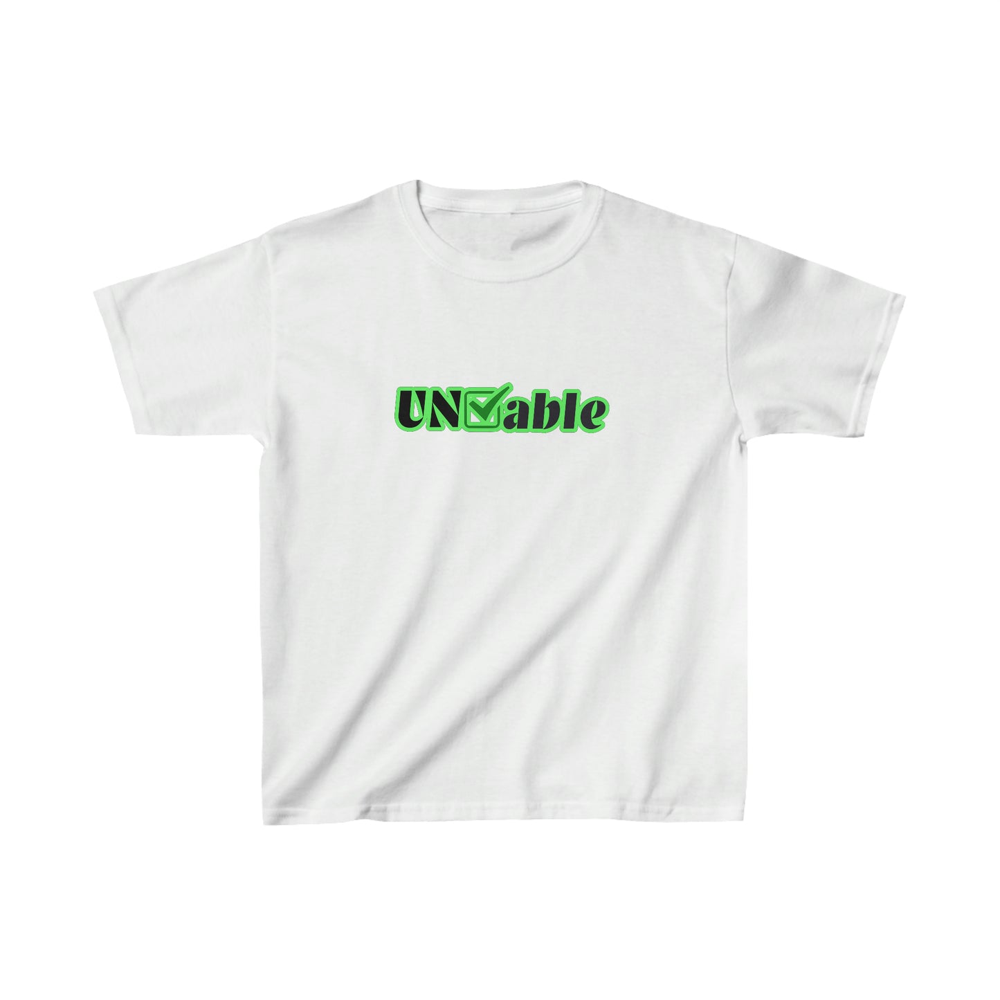Uncheckable Baylor Green Kids Heavy Cotton™ Tee