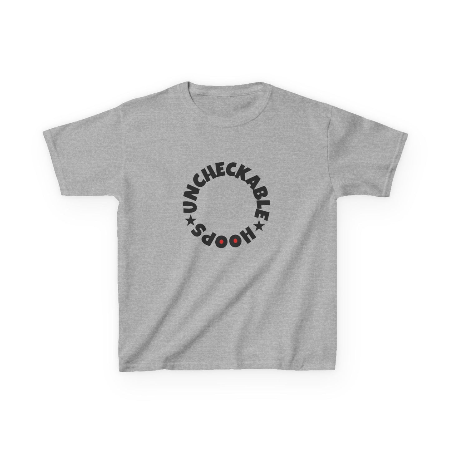 Kids Uncheckable Hoops Tee - Fun & Playful Heavy Cotton Shirt for Kids