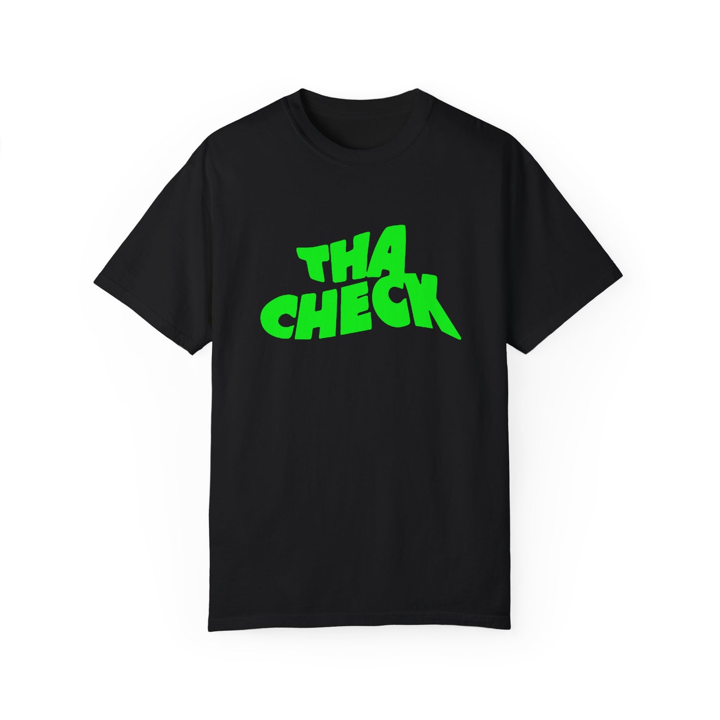 Trendy Unisex T-Shirt with 'Tha Check' Graphic - Perfect for Streetwear Lovers