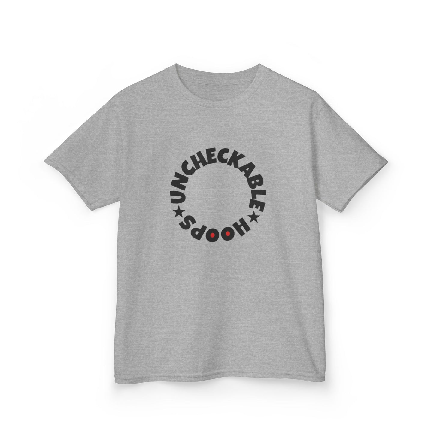 Kids Uncheckable Hoops Tee - Fun & Playful Heavy Cotton Shirt for Kids