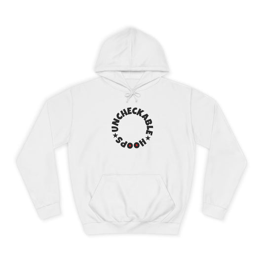 Unisex College Hoodie - Uncheckable Hoops Design for Casual Comfort
