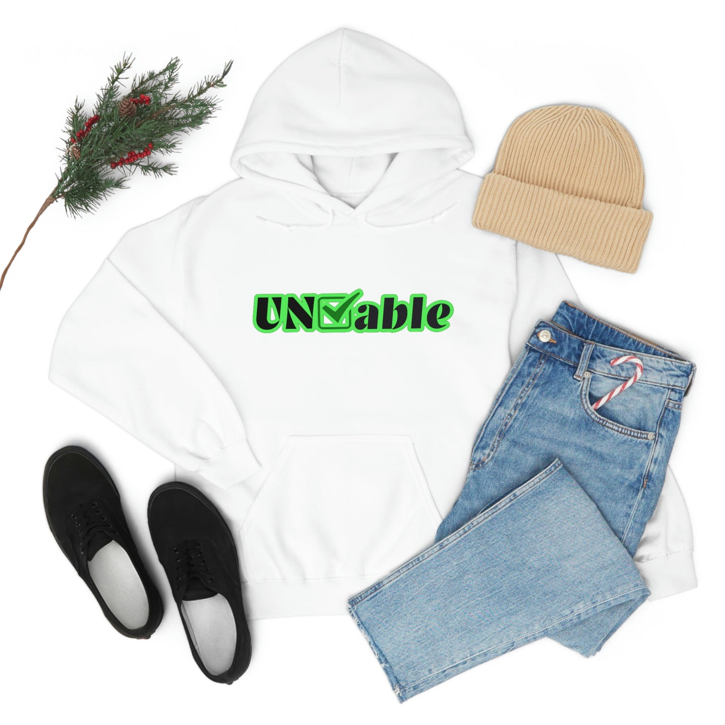 Uncheckable Baylor Green Unisex Heavy Blend™ Hooded Sweatshirt