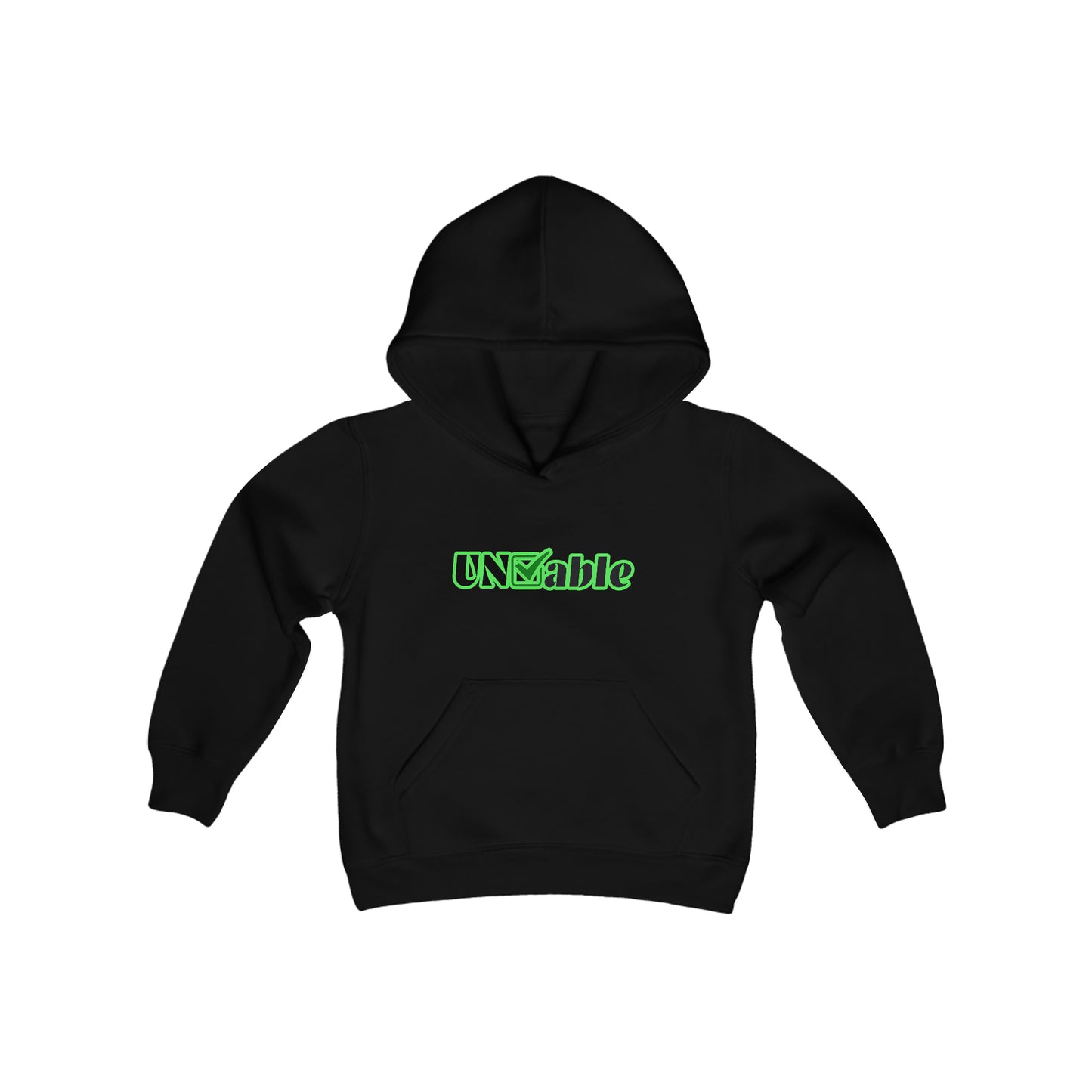 Uncheckable Baylor Green Youth Heavy Blend Hooded Sweatshirt